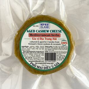 Aged cashew cheese - Mediterranean herbs