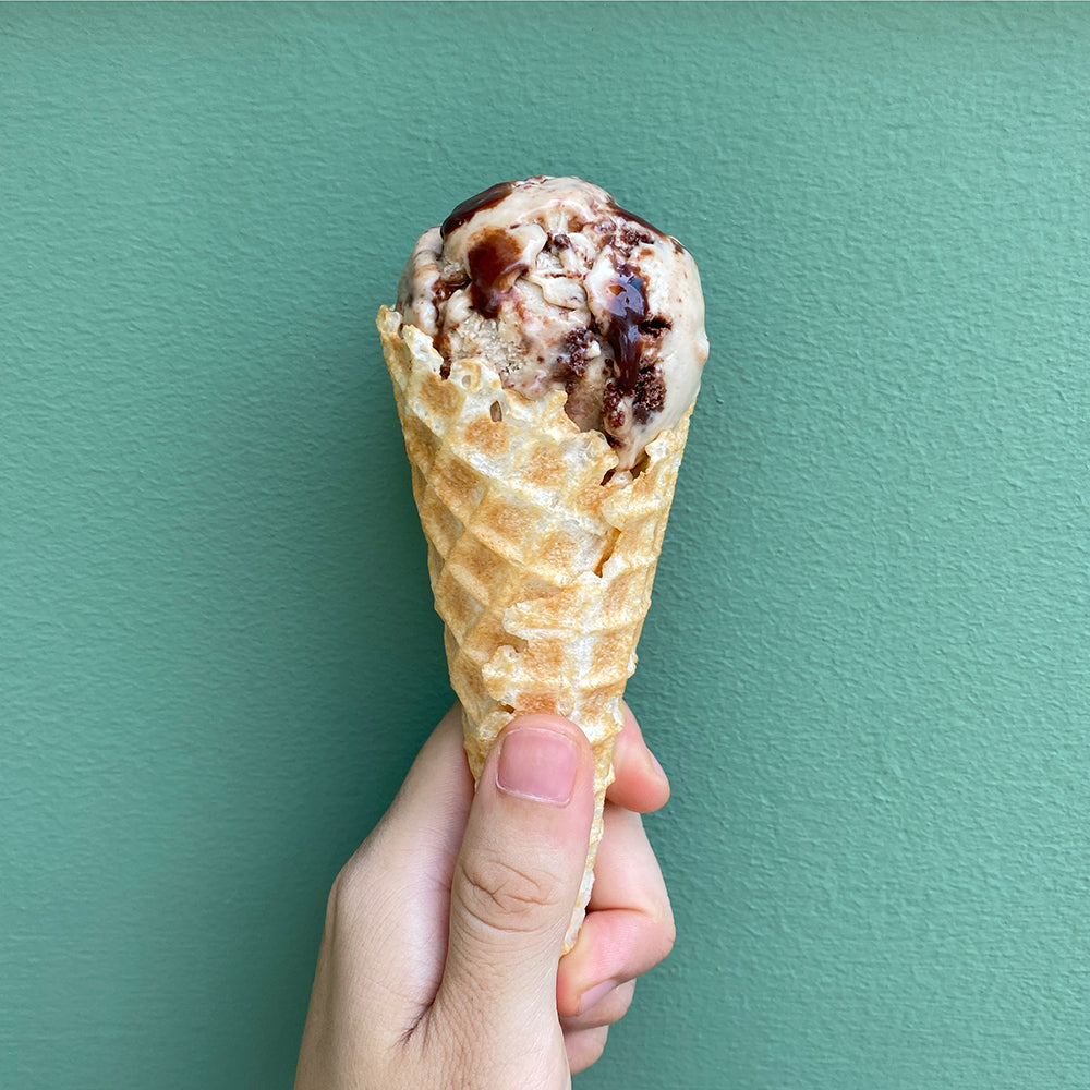 Vegan Ice Cream - Coffee, Cookie & Mocha Ripple