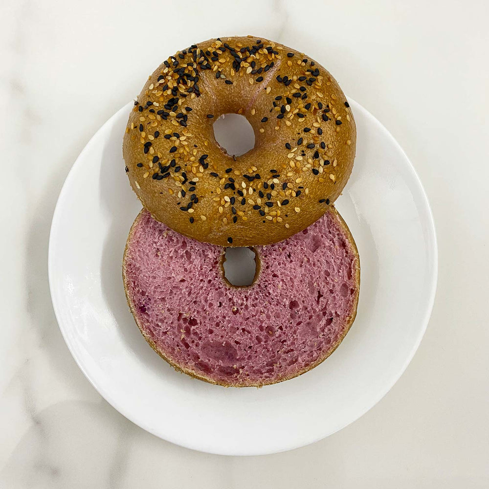 Sourdough Bagel - Purple Sweet Potato Sesame