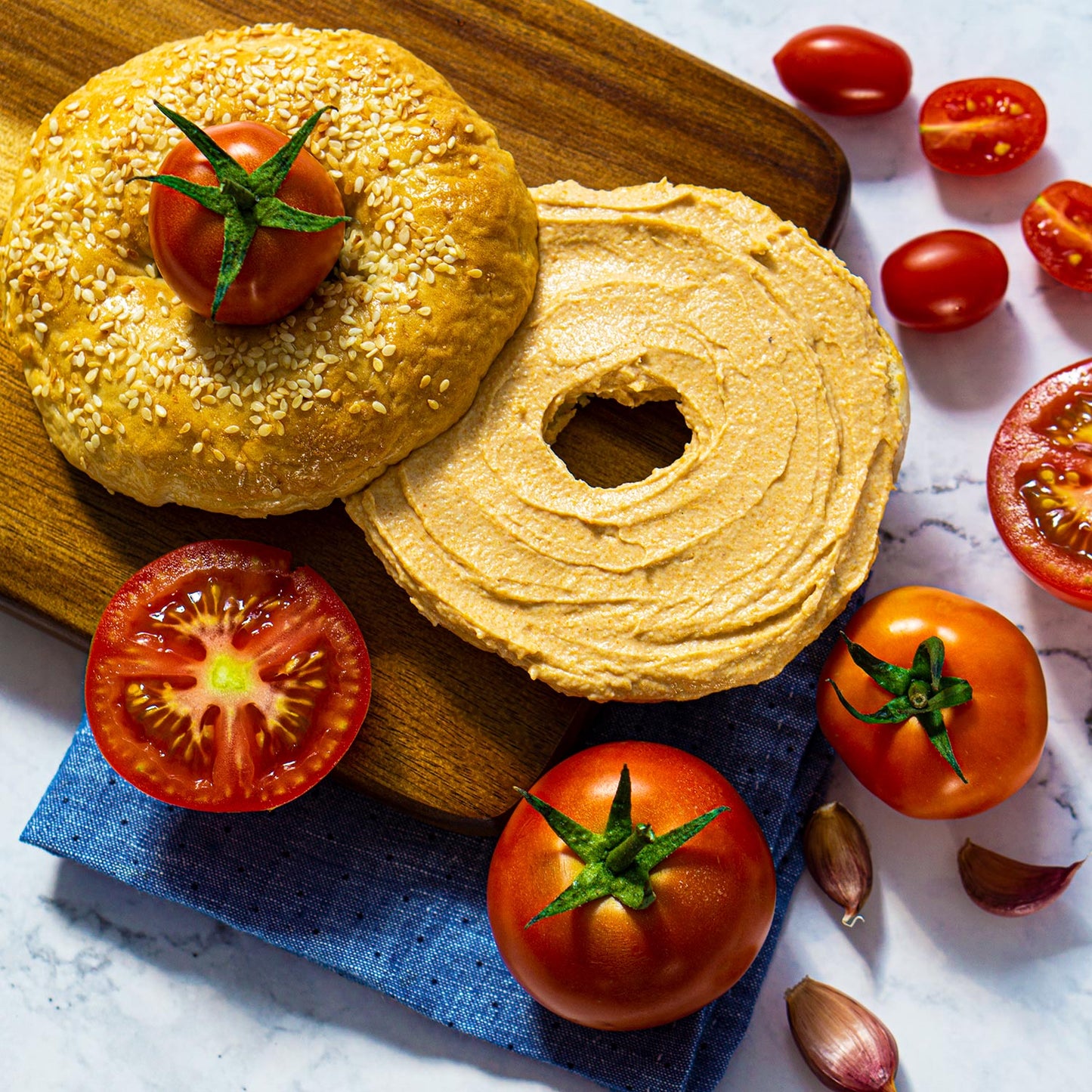 Cashew Cream Cheese - Tomato Garlic