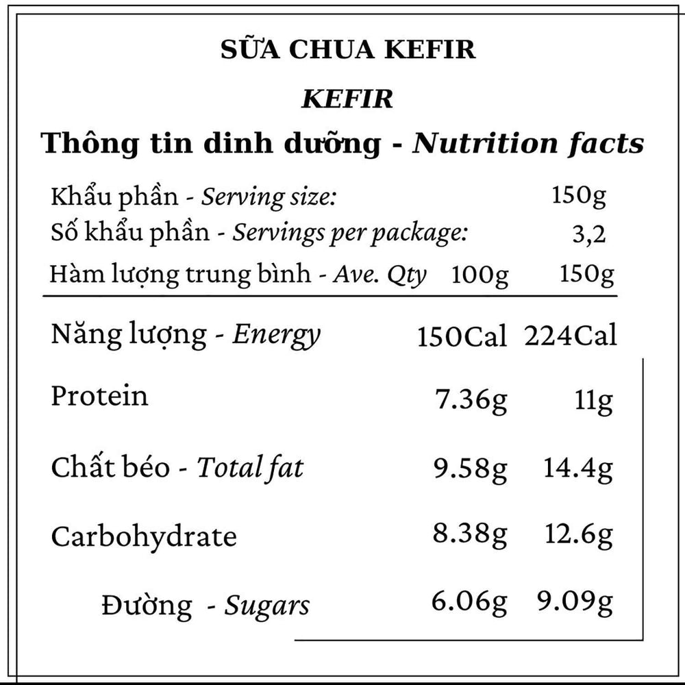 
                      
                        Sữa Chua Kefir Không Đường
                      
                    