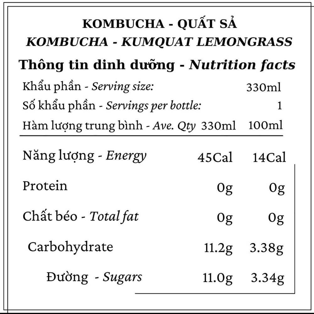 
                      
                        Kombucha - Kumquat Lemongrass
                      
                    