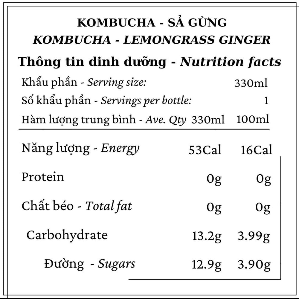 
                      
                        Kombucha Sả Gừng
                      
                    