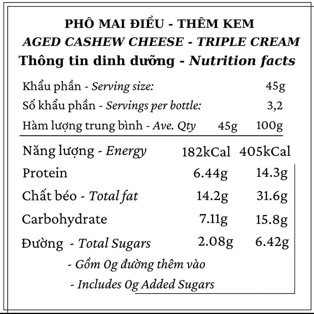 
                      
                        Phô Mai Chay Ủ Già - Thêm Kem
                      
                    