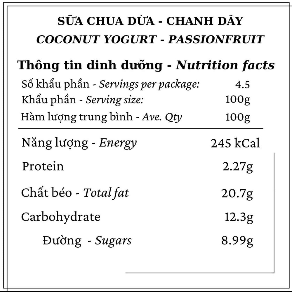 
                      
                        Sữa Chua Dừa Chanh Dây
                      
                    